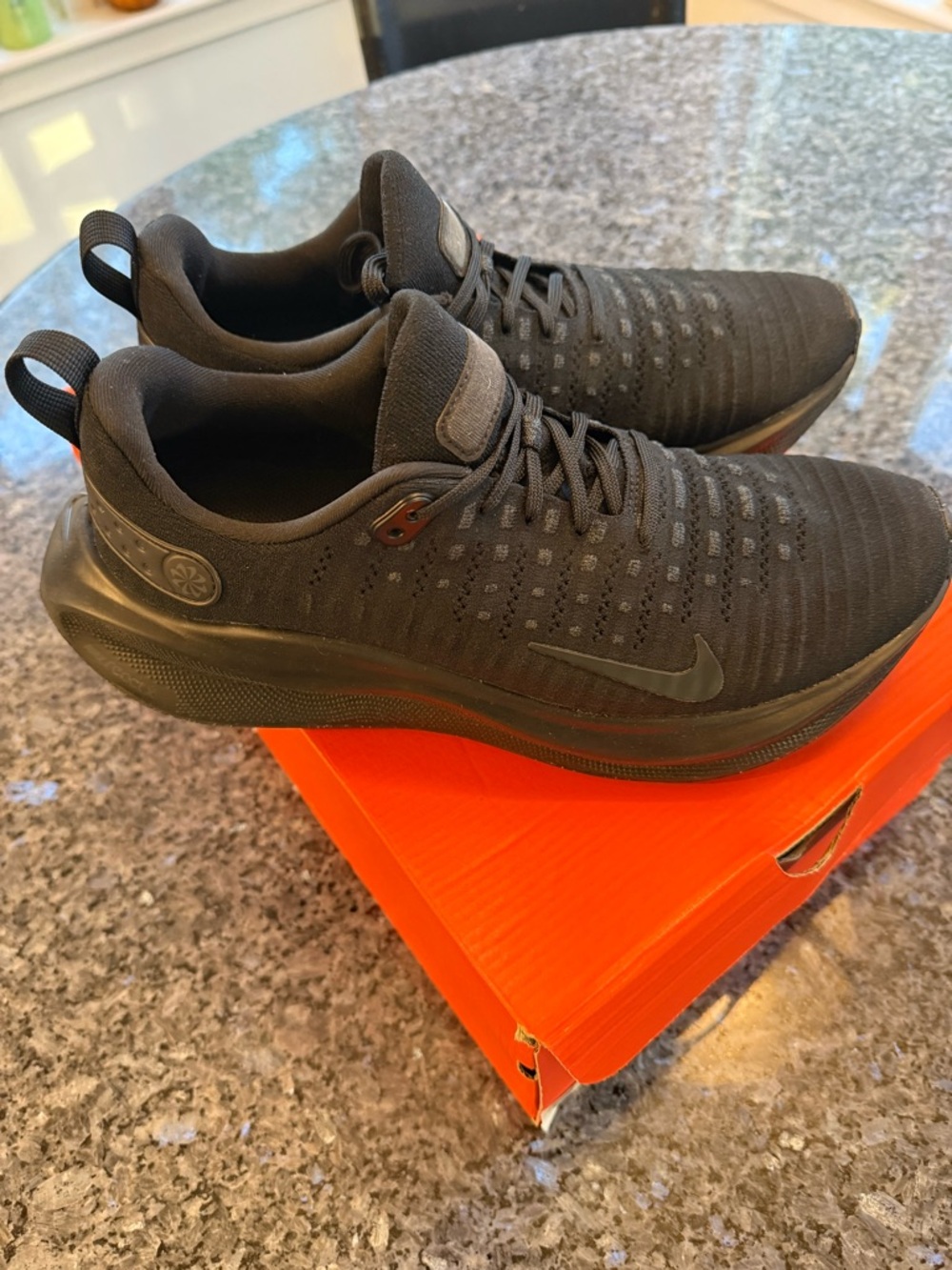 Nike Men’s Reactx Infinity Run 4 Black Athletic Sneakers